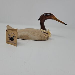 Golden Sandstone Heron Bird Figure Stone Life Collection 8" Natural Stone